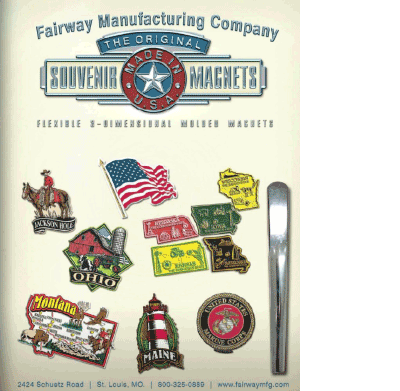 US State and Custom Molded Magnets